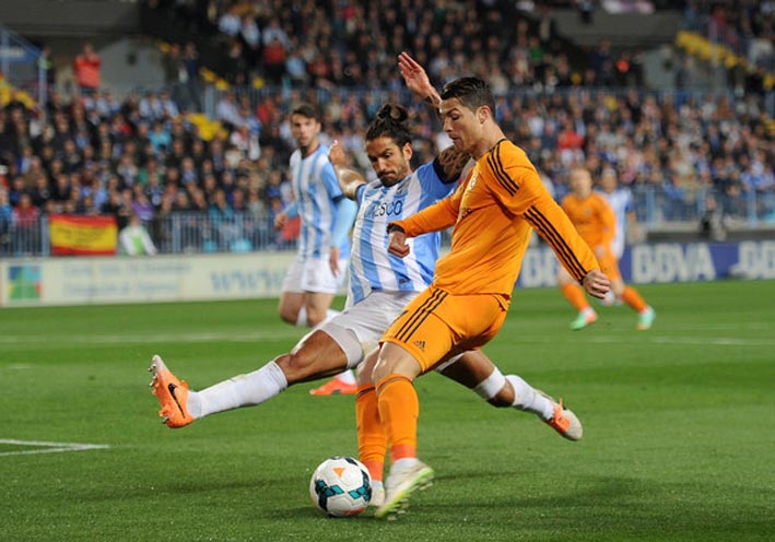 Cristiano Ronaldo Malaga Real Madrid