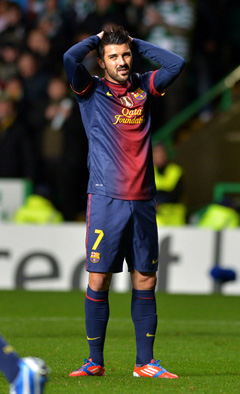David Villa Celtic Barcelona
