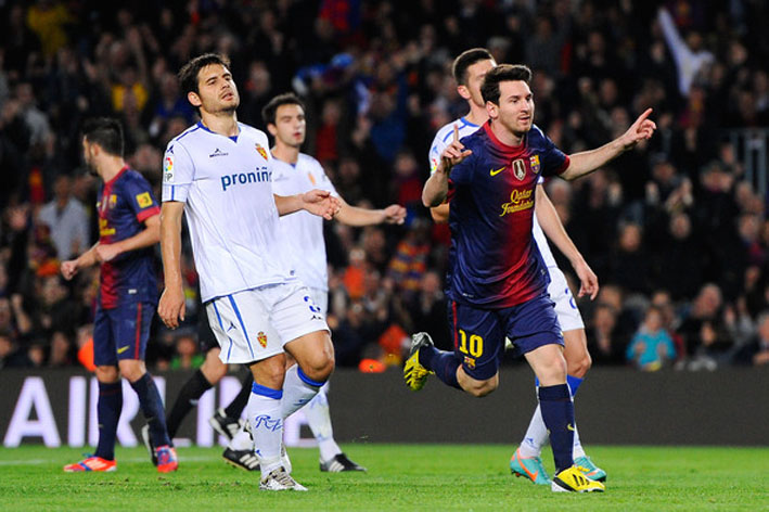 Lionel Messi BarcelonaZaragoza