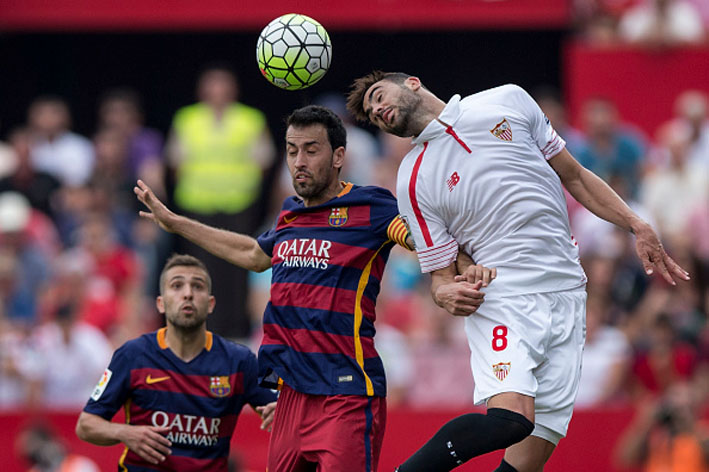 Vicente Iborra of Sevilla FC