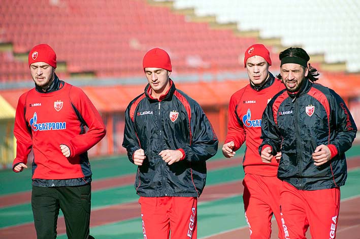 Zvezda - Trening pred odlazak na pripreme 2013