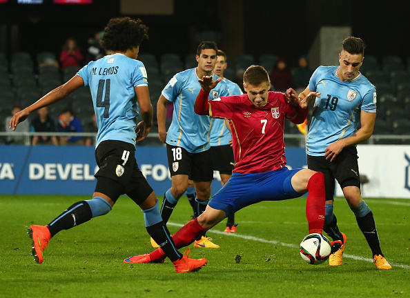 ivan saponjic u20 srb urugvaj