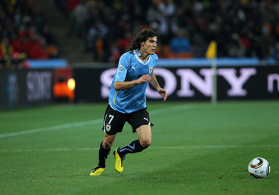 Edinson Cavani of Uruguay
