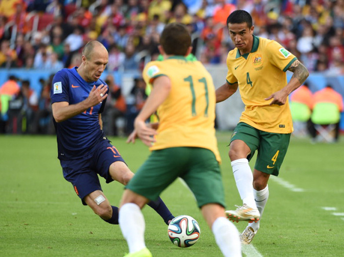 Arjen Robben Tim Cahill