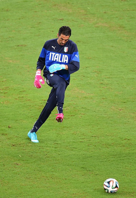 Gianluigi Buffon trening