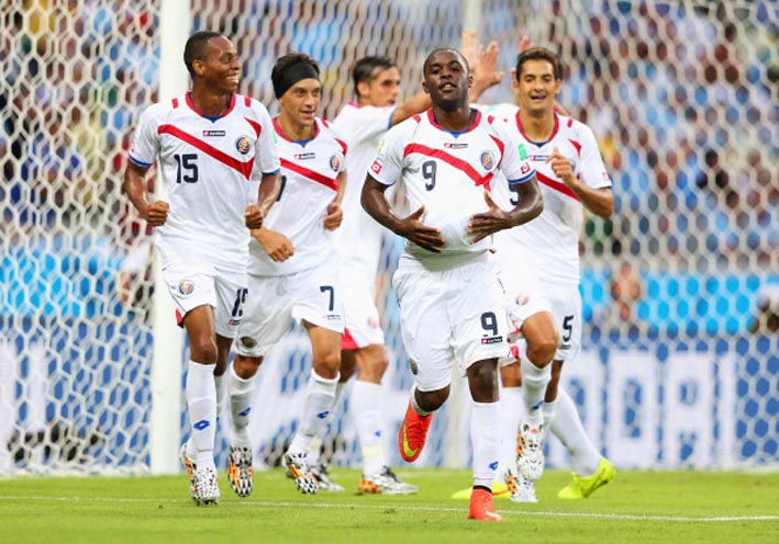 Joel Campbell kostarika slavlje