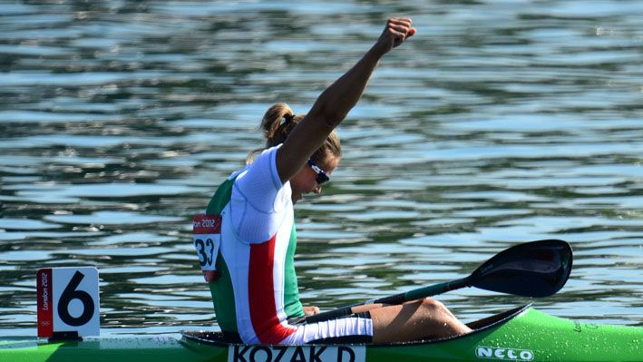 Danuta Kozak of Hungary K1 500m Sprint