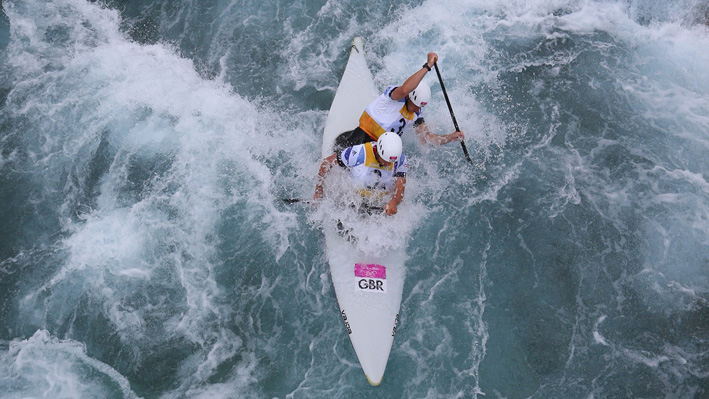 Tim Baille and Etienne Stott of Great Britain