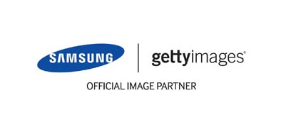 Samsung and Getty Images Official Image Patner LOGO a