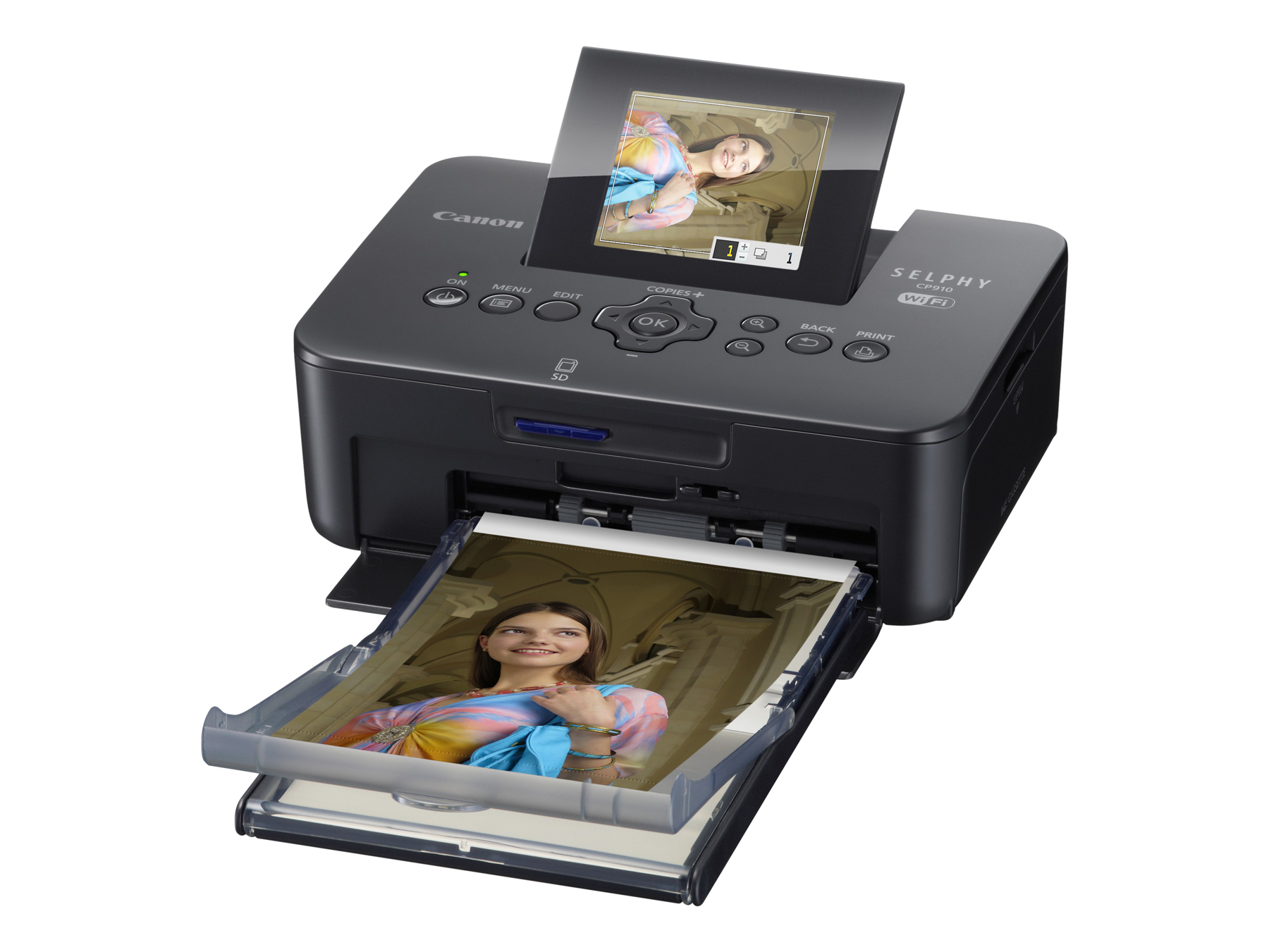 SELPHY CP910 FSL LCD up paper tray Black