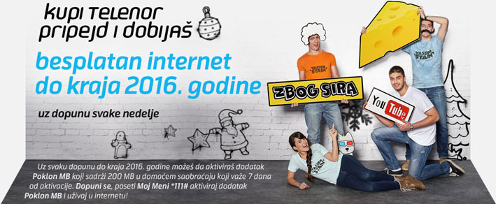 Besplatan internet Telenor fotografija