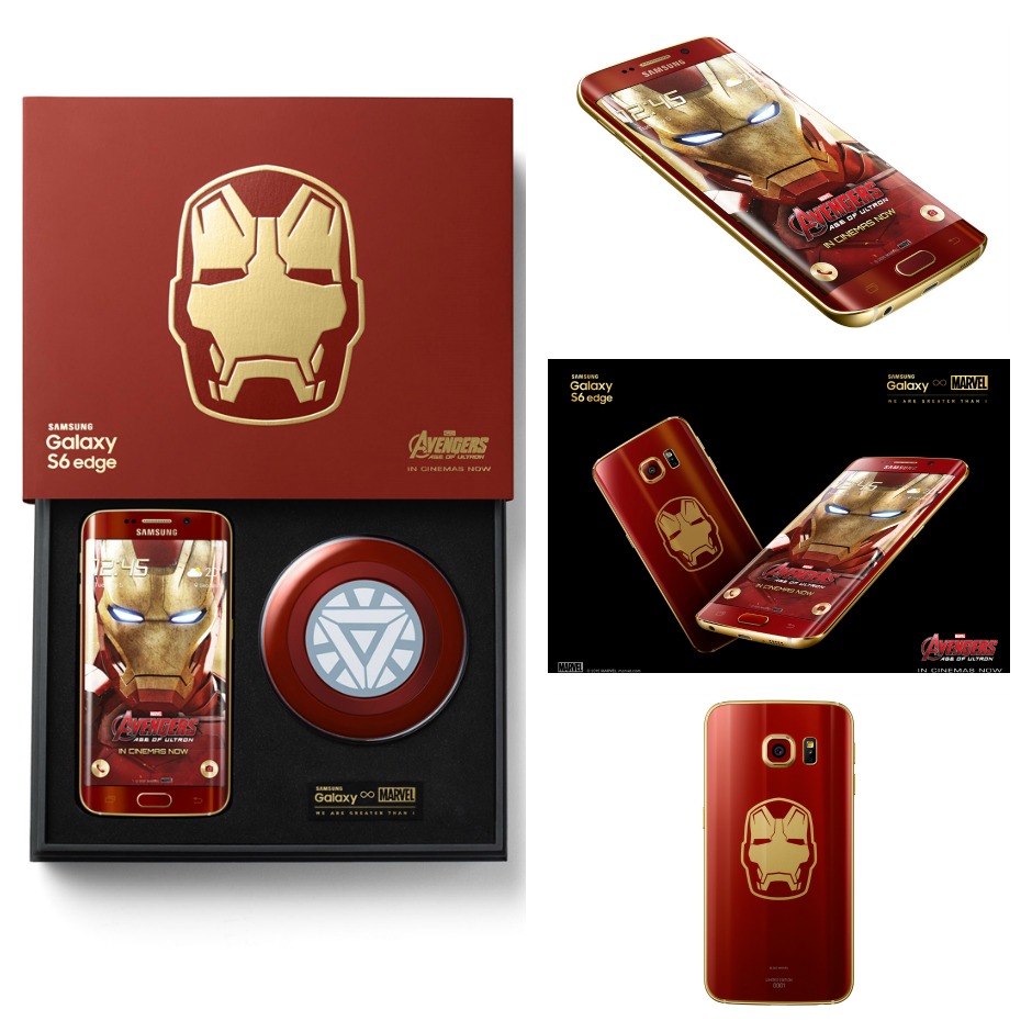 Galaxy S6 Edge Iron Man
