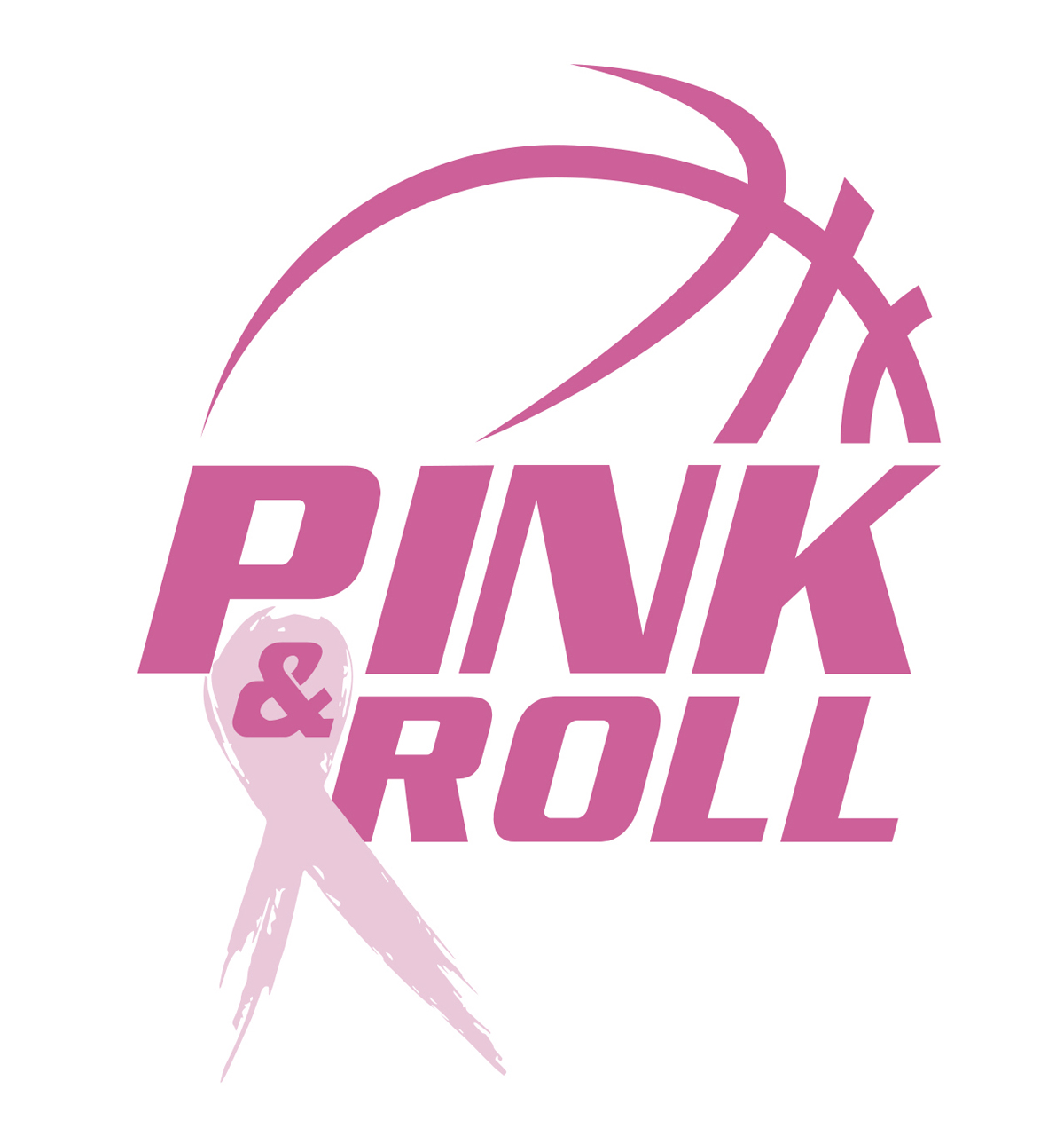 Pink and roll logo