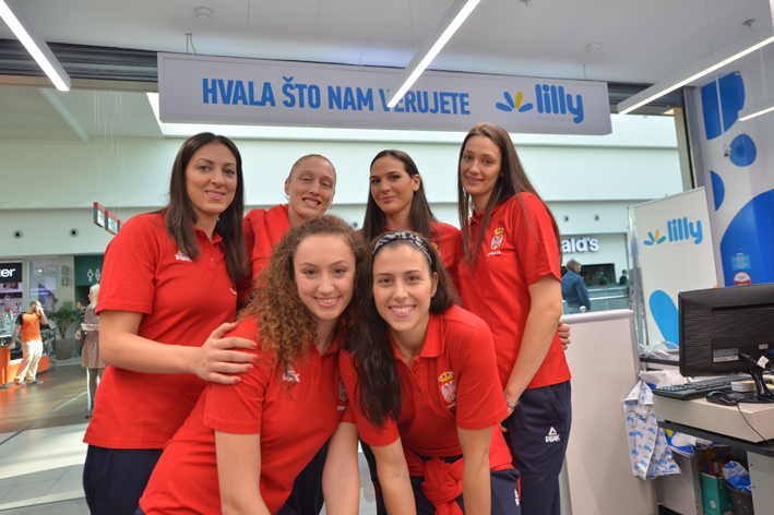 Kosarkasice u Lillz drogeriji