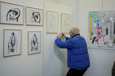 Izlozba Telo u KomBank Art holu 3