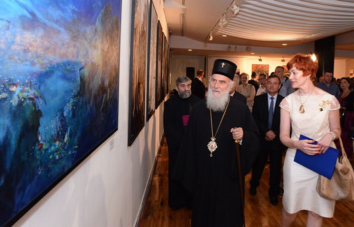 Patrijarh Irinej i Ljubov Kuznjecova