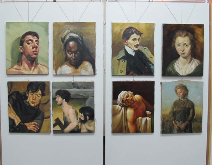 Slikarske tehnike u KomBank Art holu 2