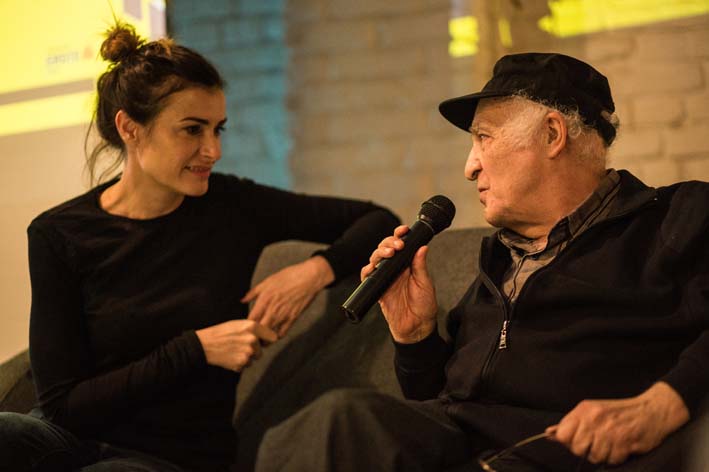Biljana Srbljanovic i Filip David FOTO Luka Trajkovic