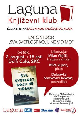 Tribina o romanu Sva svetlost koju ne vidimo