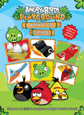 angry birds - figure od papira