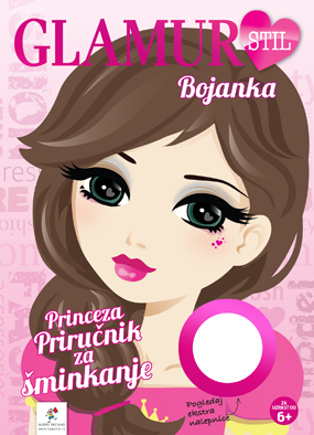 glamur stil bojanka - princeza prirucnik za sminkanje