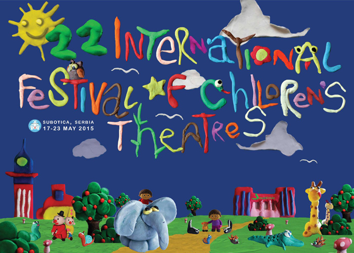 Plakat Medjuanrodni festival poz za decu 2015