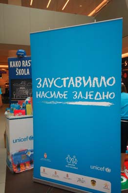 Aktivnosti UNICEF-a su pod sloganom Skola bez nasilja