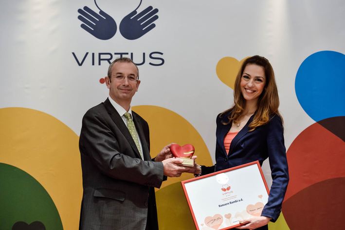 BAMBI dobitnik VIRTUS nagrade