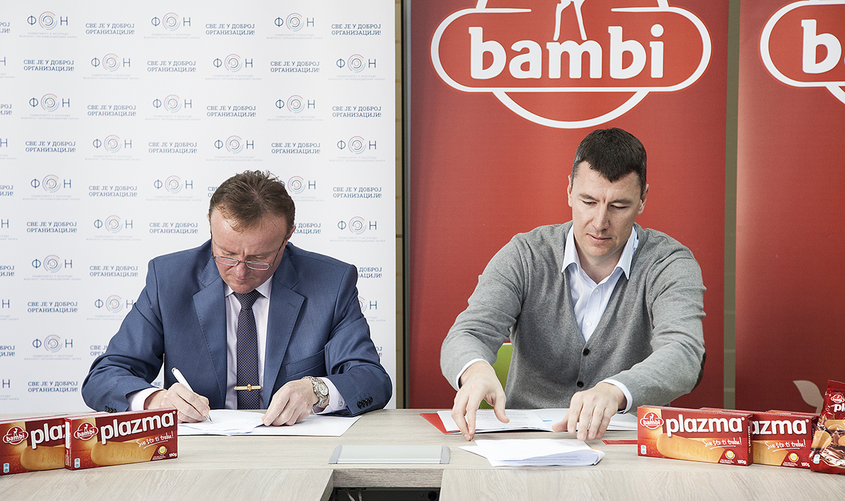 Bojan Radun 2. CEO Bambi i dekan FON-a prof. dr Milija Suknovic