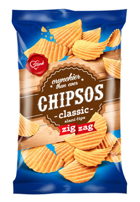 Chipsos 150g classic rebrasti