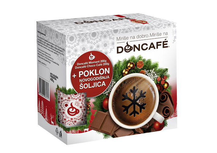 Doncafe novogodisnje poklon pakovanje