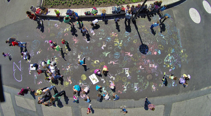 Fabrika osmeha i malisani na Trgu