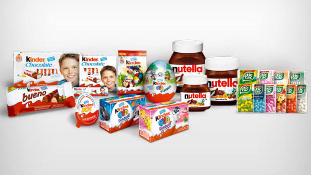 Ferrero Tic Tac Kinder Nutella