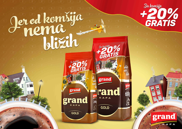 Gratis pakovanje Grand kafe Gold