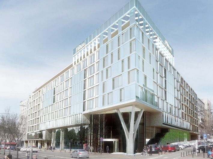 HIlton Belgrad render