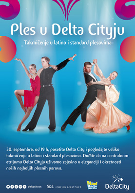 Plesno takmicenje u Delta Cityju