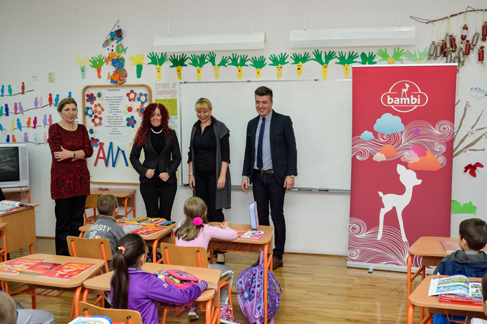 Poseta skoli u okviru Bambi projekta Povratak u skolu