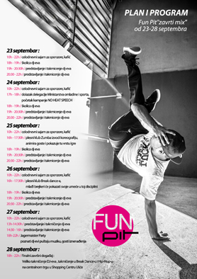 Raspored dogadjaja Fan pit-zavrti miks