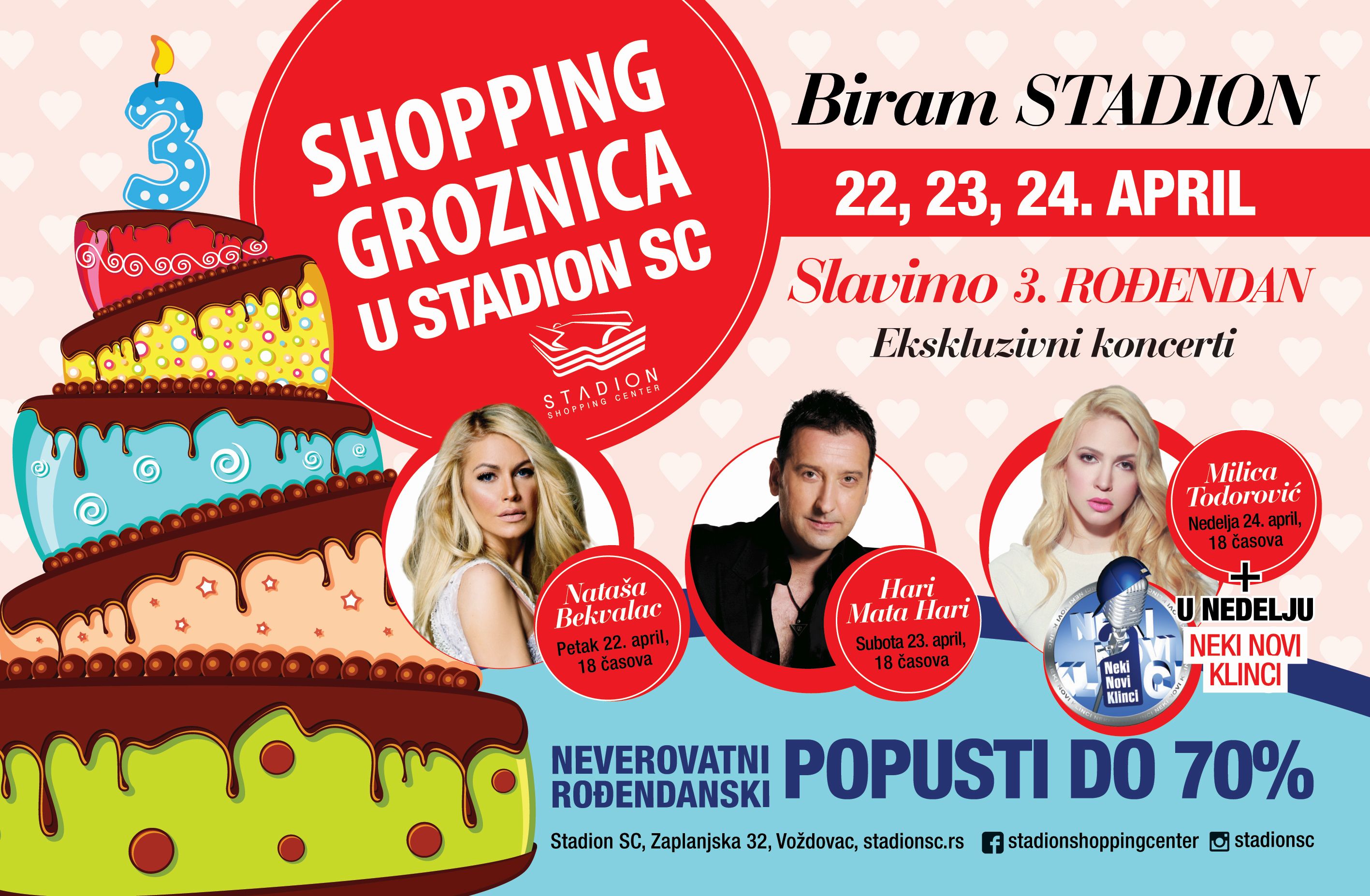 Stadion Shopping groznica