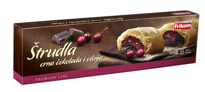 Strudla crna cokolada visnja