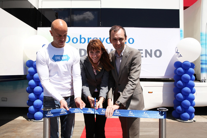 Svecano otvaranje MedUNIQA mobilnog centra za brigu o zdravlju