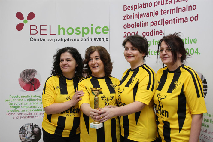 Tim Apatinske pivare pobedio na turniru Belhospice 2015