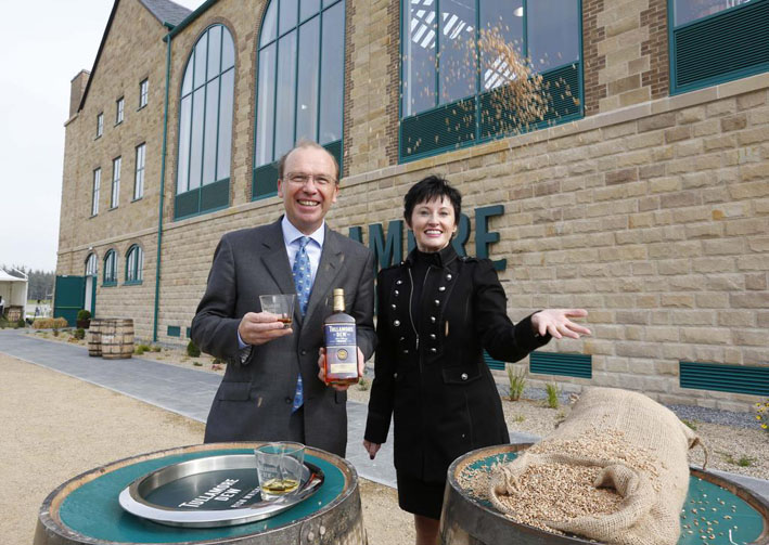 William Grant & Sons CEO, Stella David with fifth generation Grant family member Peter Gordon.