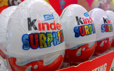 kinder eggs