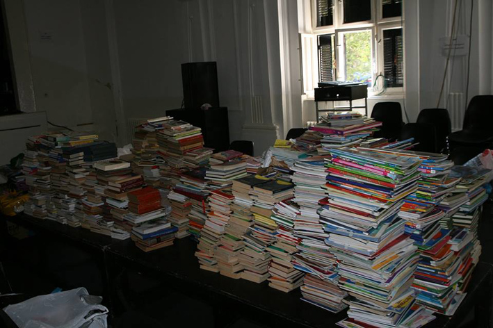 prikupljene knjige tokom Ulice otvorenog srca1