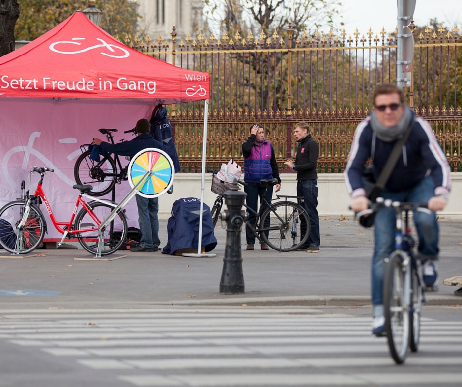 zimska voznja bicikla bec