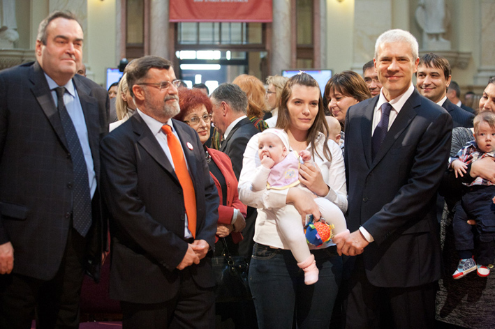 Boris Tadic, Veran Matic, Dusan Scepanovic