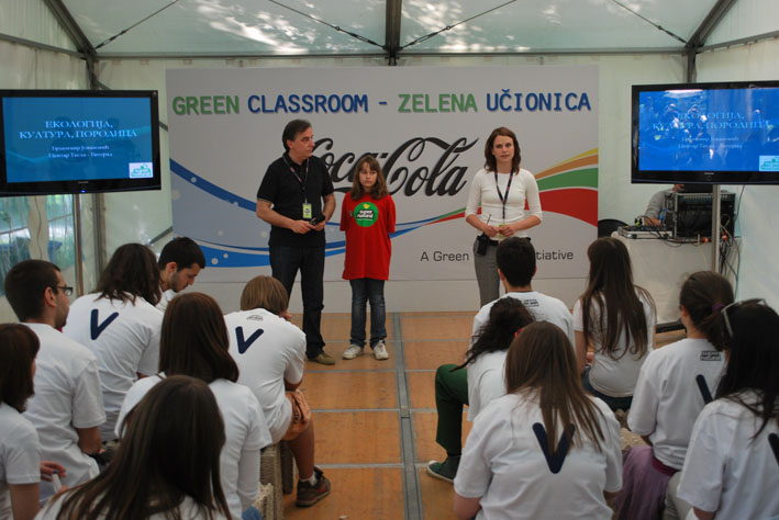 Coca-Cola zelena ucionica na Supernatural festivalu