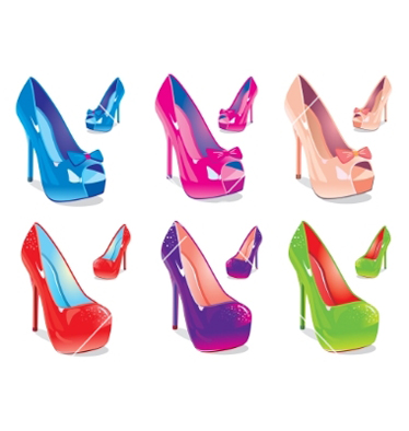 women-shoes-vector