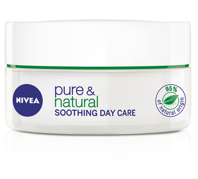 NIVEA Pure Natural dnevna krema za hidrataciju suve i osetljive koye